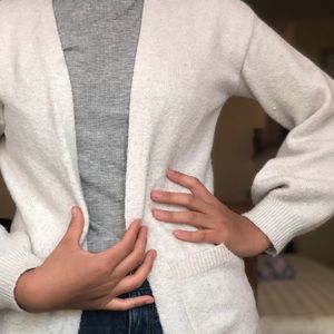 White Cardigan